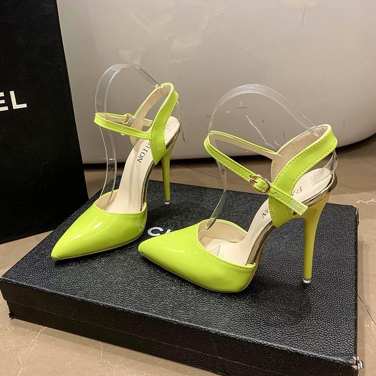 European And American Ankle-strap Buckle Sandals Women