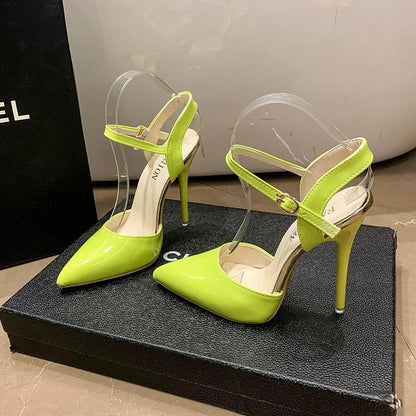 European And American Ankle-strap Buckle Sandals Women