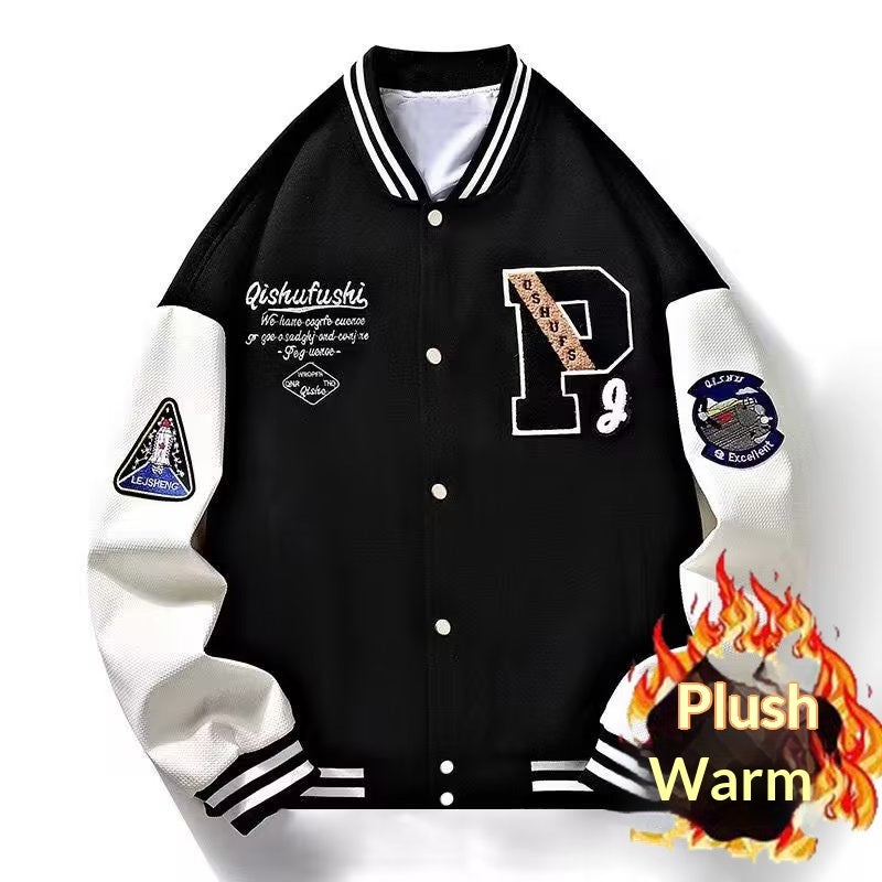 New Stylish Unisex Patchwork Color-block Mens Casual Jacket