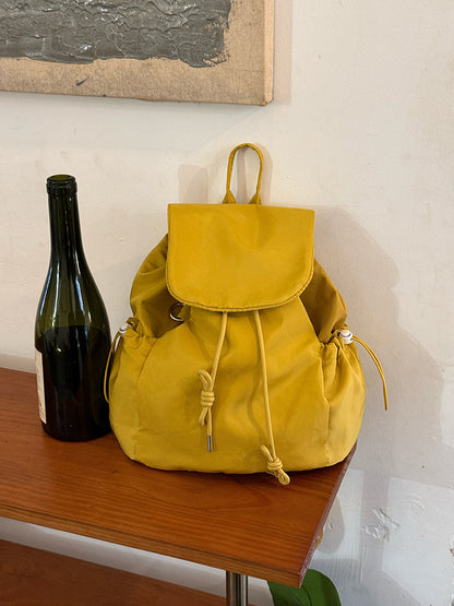 Korean-style Lightweight Nylon Streetwear Backpack