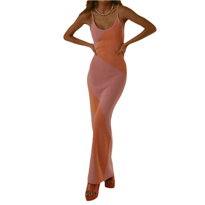 European And American Winter Fashion Sexy Style Printing Slim Fit Slimming Dress