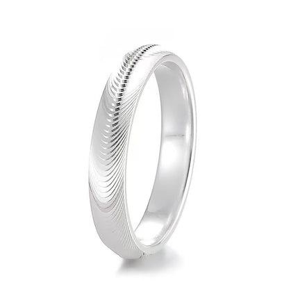 Fashionable Simple Plain Band Couple Rings
