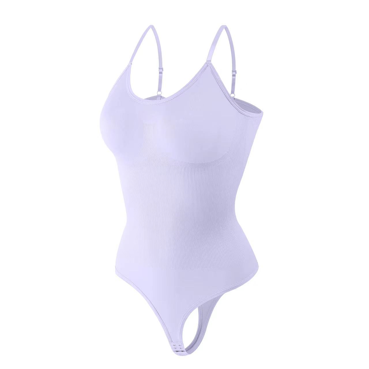 Belly Contracting Hip Raise Skinny Body Shaping Triangle Jumpsuit T-back