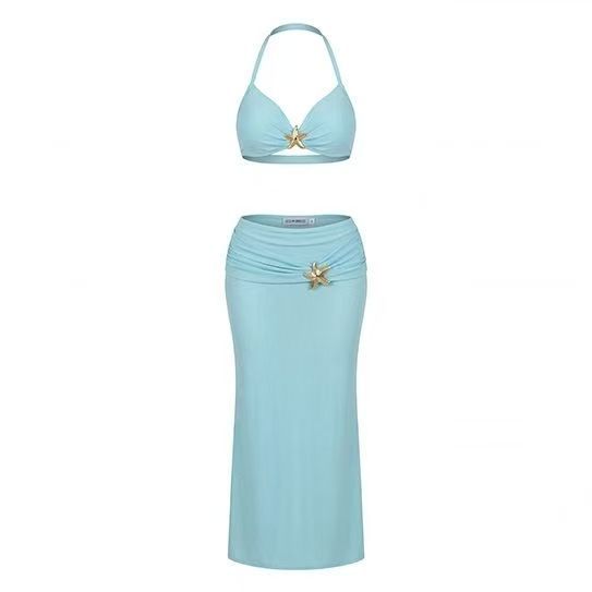 Women's Casual And Versatile Bikini Three-Piece Set