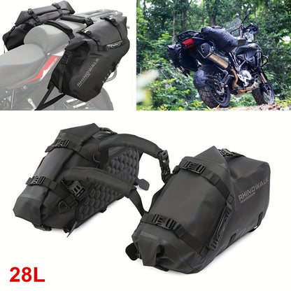 Adjustable-strap Textile Saddle Bag