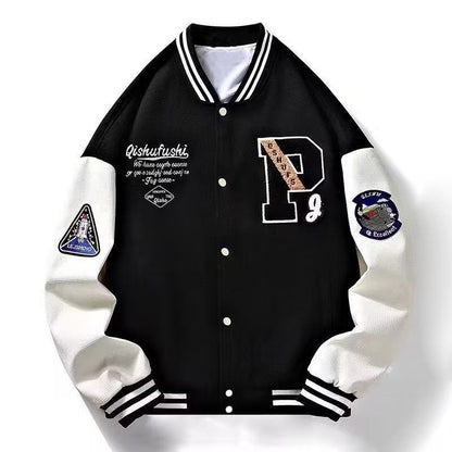 New Stylish Unisex Patchwork Color-block Mens Casual Jacket
