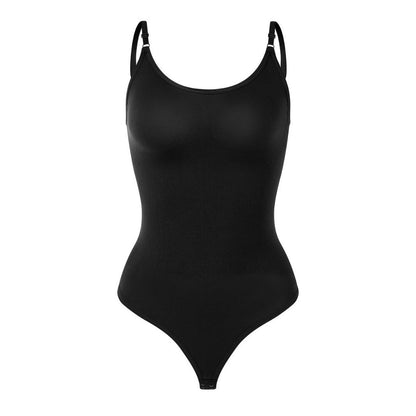 Belly Contracting Hip Raise Skinny Body Shaping Triangle Jumpsuit T-back