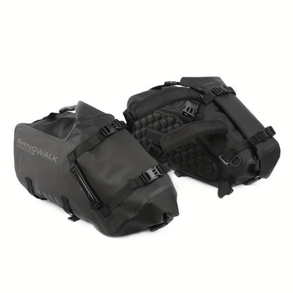 Adjustable-strap Textile Saddle Bag
