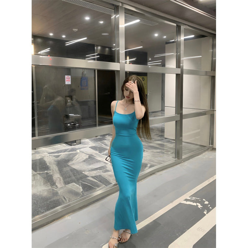 Sexy Spicy Girl With Hanging Strap Dress Girl