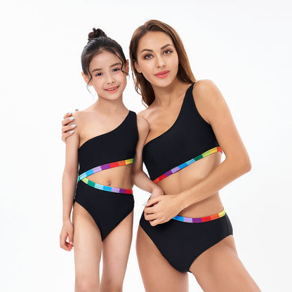 Women's Parent-child One Piece Bikini Swimsuit
