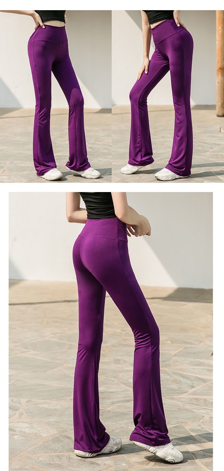 Dance Slim Sports Fitness Flared Yoga Pants