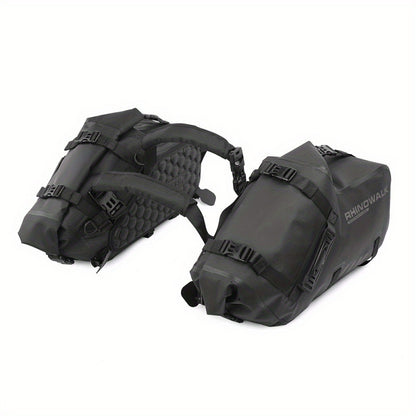 Adjustable-strap Textile Saddle Bag