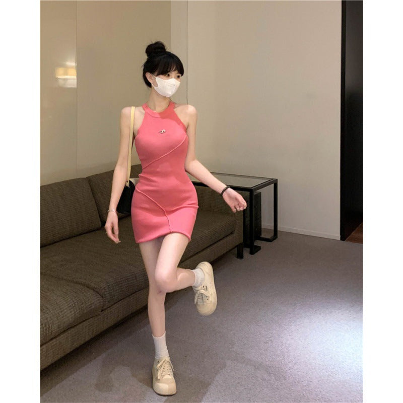 Sexy Spaghetti Strap Slim Dress For Hot Girls