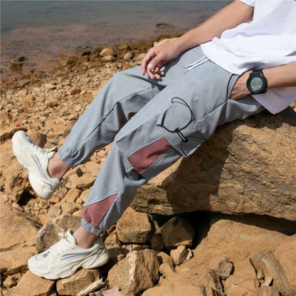 Loose Cropped Harem Pants Ankle-banded Versatile I Casual Pants
