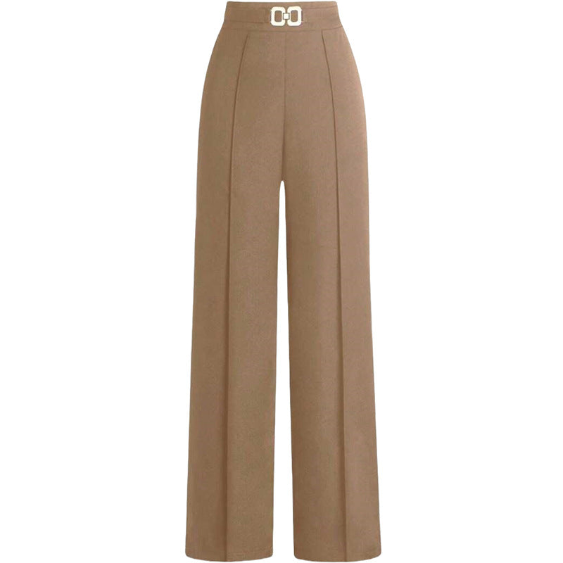 Summer High-Waisted Professional Slimming Drapey Versatile Trousers