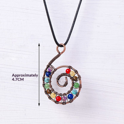 Natural Crystal Rainbow Crushed Stone Life Tree Pendant Hand-Wrapped Wire Jewelry Charm