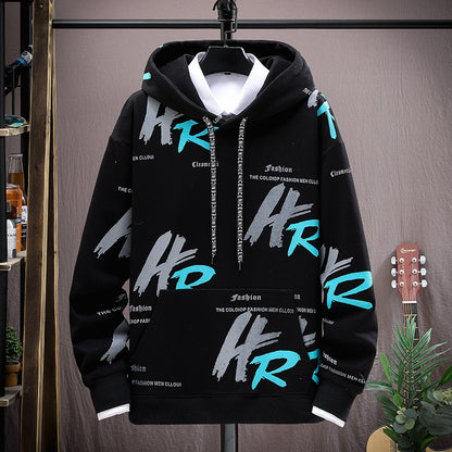 Men's Autumn All-match Printed Sweatshirt