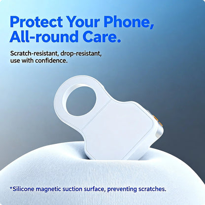 Magnetic Camera Grip Stabilizer With Wireless Remote, Ergonomic Anti-Shake Phone Handle Compatible With MagSafe, Zoom Control Portrait Landscape Switching, 109g Lightweight