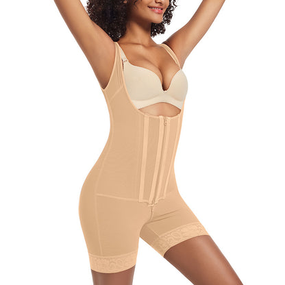 Mesh Body Shaping Jumpsuit For Women