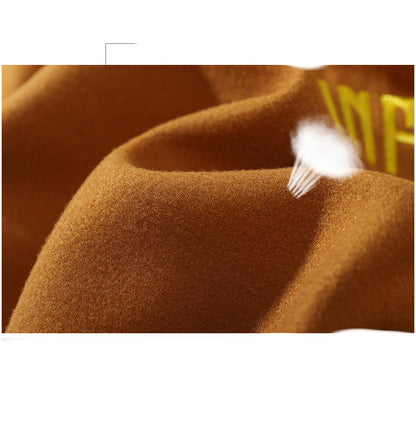 Men's And Women's Same Style Trendy Woolen Baseball Uniform