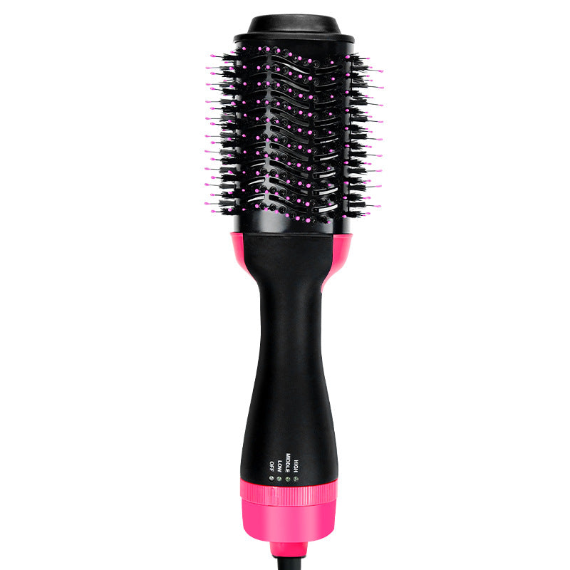 Multifunctional Hair Dryer Hot Air Brush Style Women Hair Straightener Curler One Step Electric Blow Dryer Brush