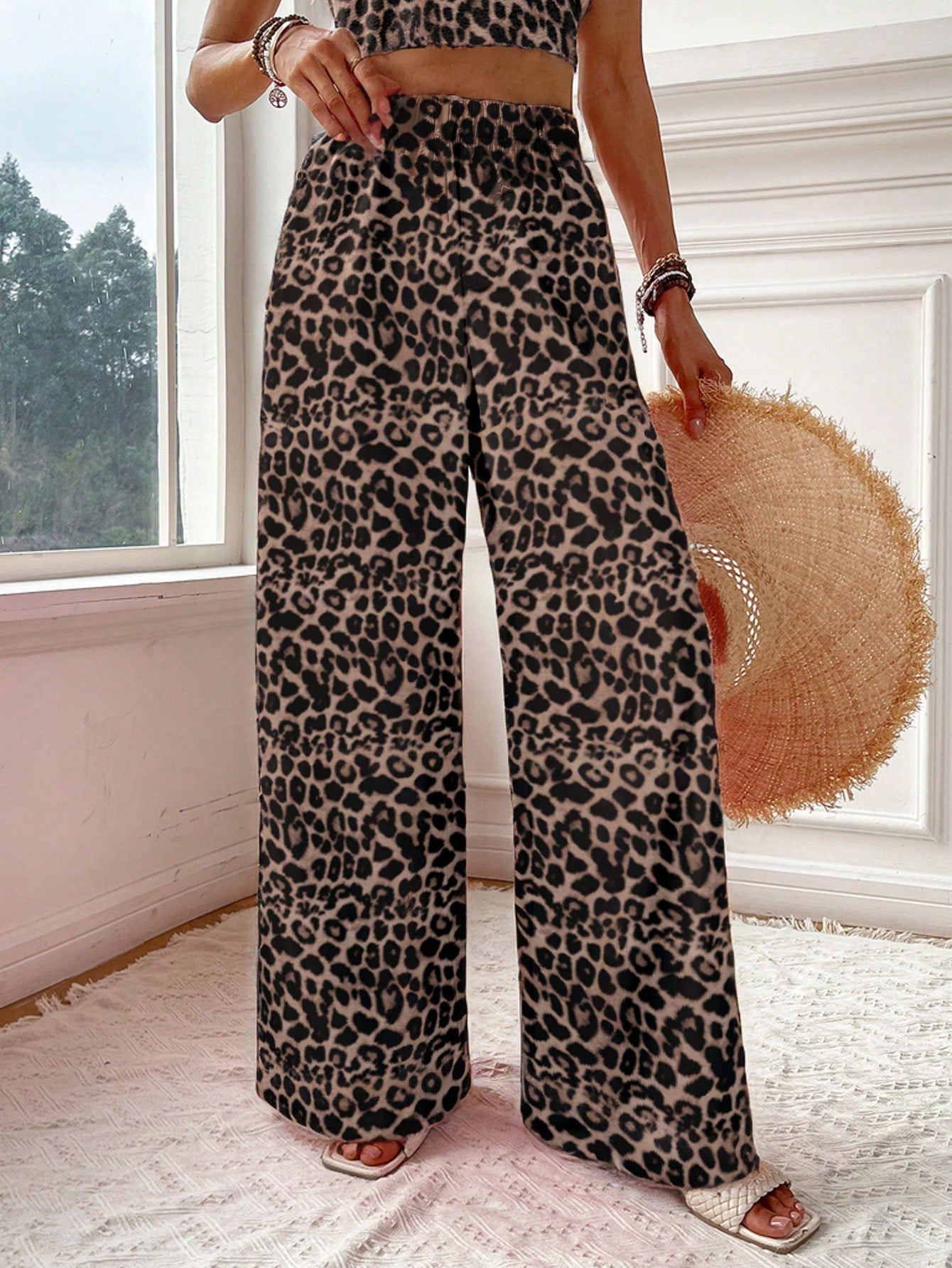 Comfortable High-quality Breathable Womens Straight-leg Trousers