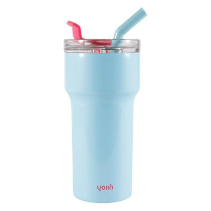 Good-looking Stainless Steel Vacuum Cup With Straw