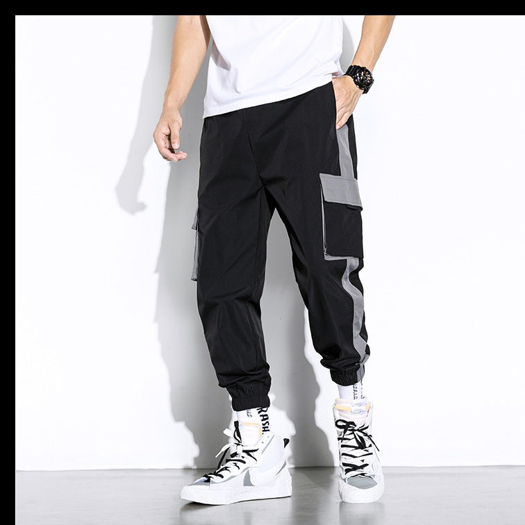 Loose Cropped Harem Pants Ankle-banded Versatile I Casual Pants