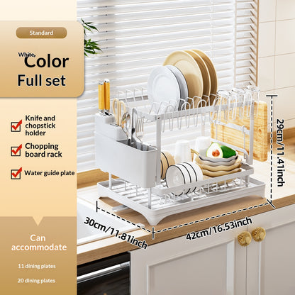 Kitchen Home Multi-Functional Bowl Plate And Utensil Storage Cabinet