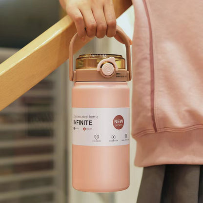 Large Capacity Stainless Steel Handle Cup
