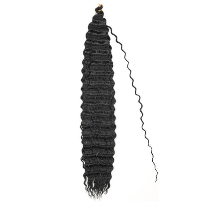 African Chemical Fiber Crochet Long Curly Wig
