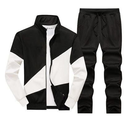 Mens Running Sweatsuit Cardigan For Young Men