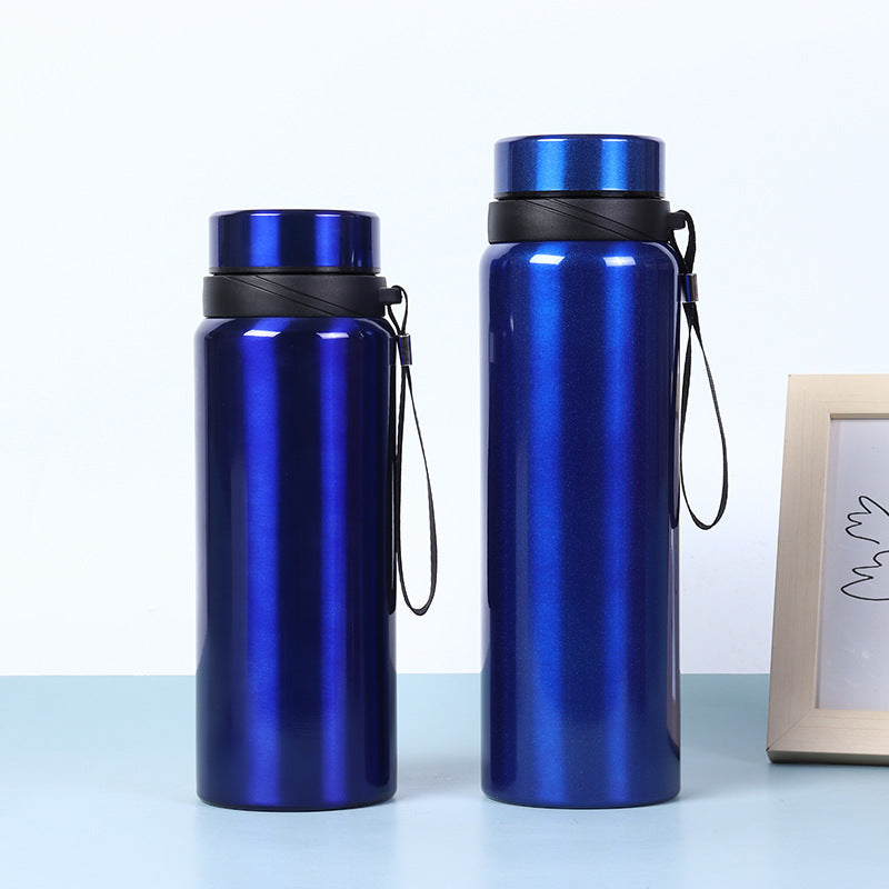 304 Stainless Steel Vacuum-Insulated Travel Mug Portable Large-Capacity Water Bottle For Outdoor Use