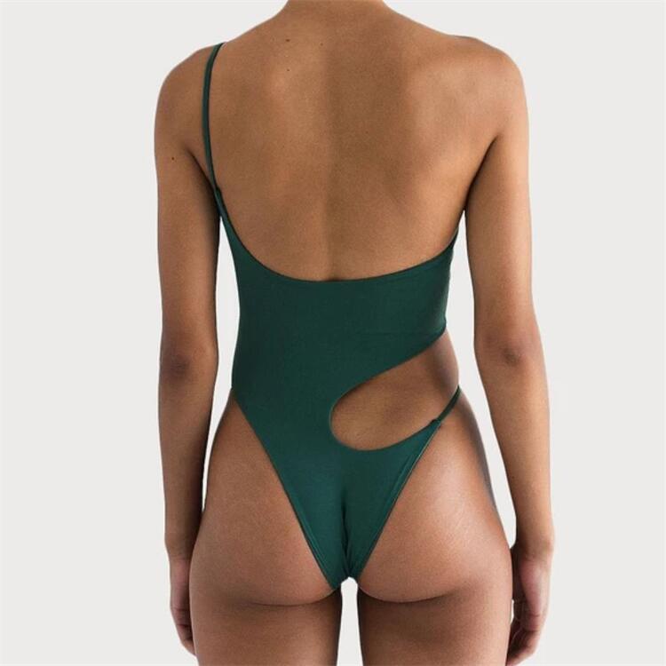 New Triangle Waist Cutout Sexy Bikini Swimsuit