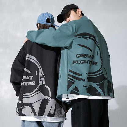 Reflective Jacket Autumn And Winter Lapel Versatile Jacket