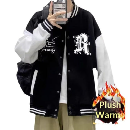 New Stylish Unisex Patchwork Color-block Mens Casual Jacket