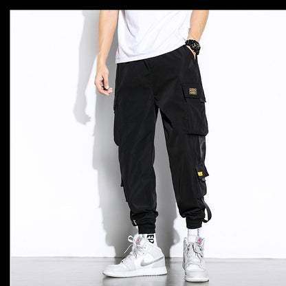 Loose Cropped Harem Pants Ankle-banded Versatile I Casual Pants
