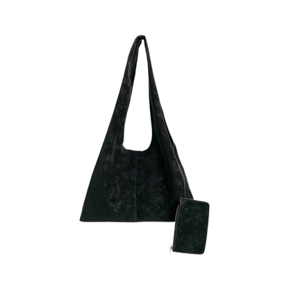 Large-capacity Womens Suede Commuter Underarm Shoulder Bag