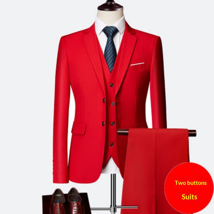 Black Men's Suit Business Suit