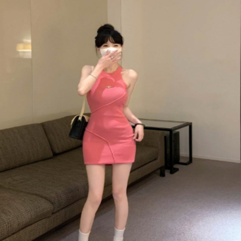 Sexy Spaghetti Strap Slim Dress For Hot Girls