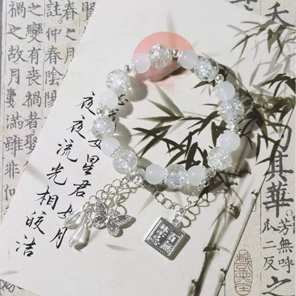 Street-stall Trendy Bracelet Non-repeating Styles Ultra-fairy DIY Glass-bead Design