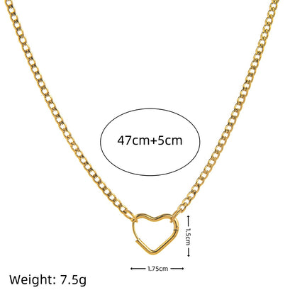 Stainless Steel DIY Vacuum Plating 18K Gold Color Protection Necklace