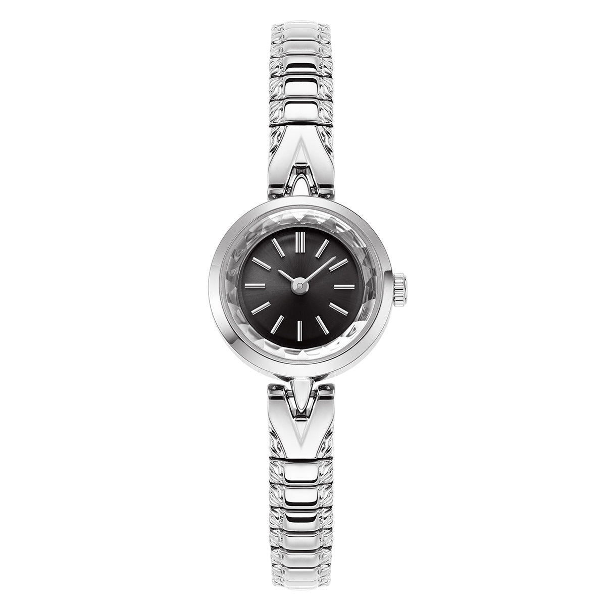 Womens Kaleidoscope Dial Vintage-style Quartz Gold Watch