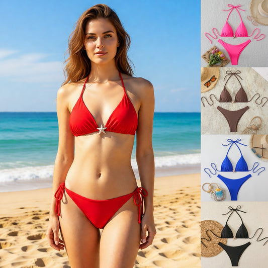 Bikini Fashion Women's Split Swimsuit